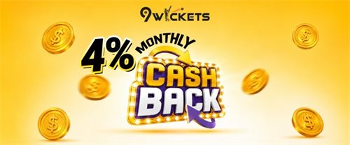 4% Monthly Cashback